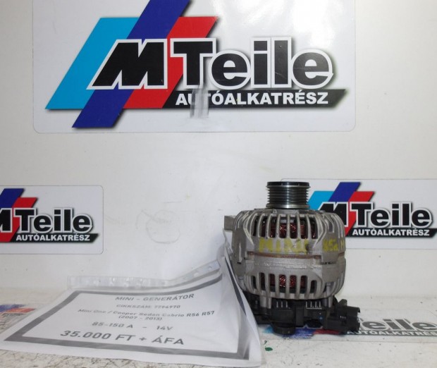 [GYRI BONTOTT] MINI - GENERTOR -  85-150A  -  14V  -  MINI ONE / CO